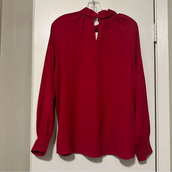 Jodifl red long sleeve blouse size L - Picture 3 of 7